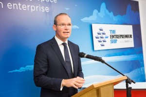 DKANE 05/10/2015  Minister for Agriculture, Food, the Marine and Defence Simon Coveney, T.D. speaking at the launch of IRELAND'S FIRST INNOVATION CENTRE FOR MARINE & ENERGY : Ireland’s newest co-creation space, The Entrepreneur Ship, was officially opened  by Minister for Agriculture, Food, the Marine and Defence Simon Coveney, T.D. The new centre seeks to optimise the well documented opportunities of the blue economy for Ireland, and accelerate job creation in this sector Pic Darragh Kane.