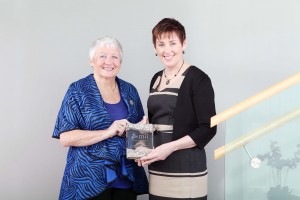 Siun Kearney is congratulated by fellow RoundTable Mediator on receipt of the Mediation Institute of Ireland (MII) Award for Achievement in Family (Separating Couples) Mediation 2015.  The award recognises Siun's excellence in mediation as a key element in resolving family issues, particularly those involving children, separation and divorce.  Pic Diane Cusack