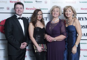 FREE PIC  NO REPRO FEE Pat O'Flynn, Clare Lyons,  Maura O'Brien and Noreen O'Sullivan  Marymount Ball  Comminette pictured at The Marymount Hospice Ball, the highlight of Cork’s social calendar each year, had guests dancing the night away for a very worthy cause at the Radisson Blu Hotel, Little Island. This is the ninth year of the Marymount Ball and, to date, the event has raised in excess of €800,000 towards funding and maintaining the ongoing work the hospice provides in palliative and respite care to the sick and elderly. Pictures Gerard McCarthy 087 8537228  More Info contact Maura O'Brien 086 8590335  mauracork@hotmail.com   , Noreen O'Sullivan    normaos2014@gmail.com
