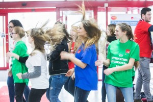 DKANE 02/03/2016 International students attending Cork Institute of Technology performing a dance at an exhibition celebrating CITs Diverse Student Culture for Internatioanal Student Day. CIT is home to more than 1,100 international students from approx. 125 countries. It is a truly global institution! International Student Day provides a unique opportunity for international students in CIT to showcase their various cultures and traditions while also learning more about Ireland’s local traditions. CIT’s International Student Society has won several awards in recent years and has been ranked more than once as the ‘Best Student Society’ in Ireland. Pic Darragh Kane