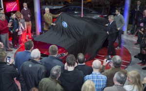 FREE PIC  NO REPRO FEE Pat Harte CAB Sales Manager and Conor Cavanagh MD of CAB pictured at the recent unveiling of the NEW Ford Mustang at CAB Motors, Cork City. Available to customers in Ireland for the very first time, the modern, technologically advanced and forward-looking Ford Mustang is a specially developed ‘European’ model available as a right hand drive. The unveiling of the Ford Mustang coincides with the introduction of the NEW Ford Vignale to the Irish Market and the official opening of the first ever ‘FordStore’ in Ireland also at CAB Motors on the Monaghan Road. www.cabmotors.ie Pictures Gerard McCarthy 087 8537228  More Info contact  Kathleen Harrington   Hopkins Communications   021 4272200    086 3474582  kathleen@hopkinscommunications.ie