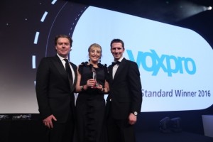 Voxpro - Founders Dan and Linda Kiely at a recent award ceremony