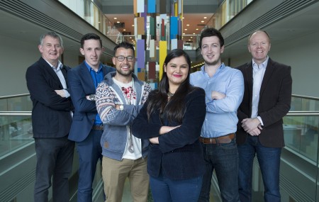 Free Pic no repro fee  Eamon Curtin from  IGNITE Graduate Business Innovation Programme , Richard Barrett Pundit Arena , Danny O’Donovan SUPP, Alpa Agrawal Allmin Resources Ireland Ltd, Ross O’Dwyer Pundit Arena and  Chair Aodan Enright from Smarter Egg pictured at the IGNITE Graduate Business Innovation Programme Information Evening at UCC's Western Gateway Building. Pictures by Gerard McCarthy 087 8537228   more info contact Alison O’Brien     Fuzion Communications     021 4271234  086 3879388