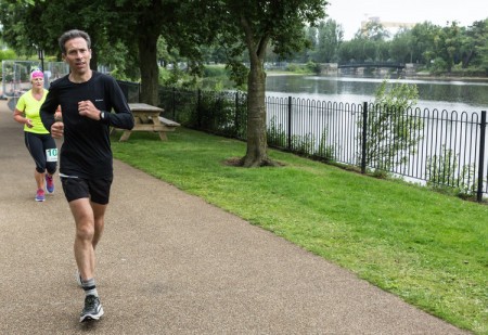 this year’s Energia 24-Hour race on the Victoria Park Track in East Belfast on Saturday 25th and Sunday 26th June. Pictured is Cork runner Eoin Keith who won the race running 242 kms