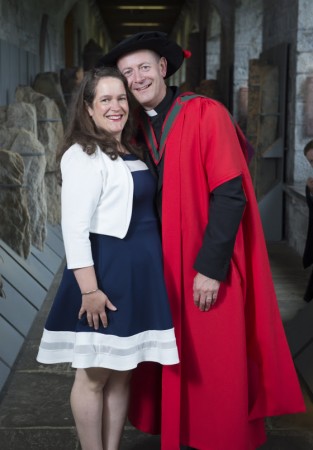 Free Pic no repro fee  Reverend Daniel Nuzum chaplain of  CUH ,PHD in impact of stillbirth with his Wife Heather  from Carragaline Pictured at University College Corks College of Medicine and Health June Conferring's. Professor Brian O’Connell, Professor of Restorative Dentistry and Director of Postgraduate Prosthodontics at Trinity College Dublin, delivered the conferring address to students’ from the School of Nursing and Midwifery, School of Medicine, School of Occupational Therapy and Clinical Sciences and Cork Dental School and Hospital received degrees on Thursday June 16th . Pictures by Gerard McCarthy 087 8537228   For more information contact Kate McSweeney 087 6150199