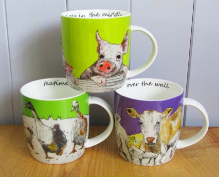 Farmyard boxed set of four mugs by Annabel Langrish (€40) available at stands 3 and 4 at the 25th City Hall Crafts and Design Fair in Cork from November 24-27. Full details and booking can be found at www.cityhallcraftsfair.ie.