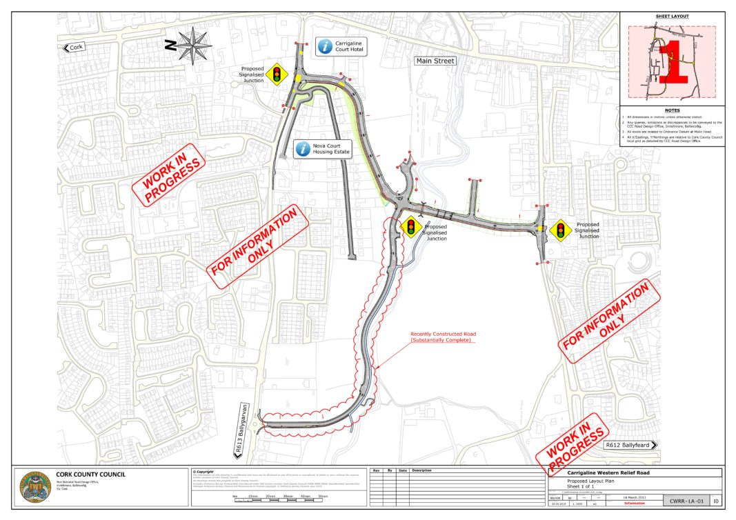 CARRIGALINE TRAFFIC long awaited relief road moves a step closer