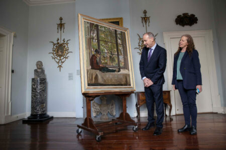 Tánaiste unveils historic new acquisition at Crawford Art Gallery - Vimarsana News