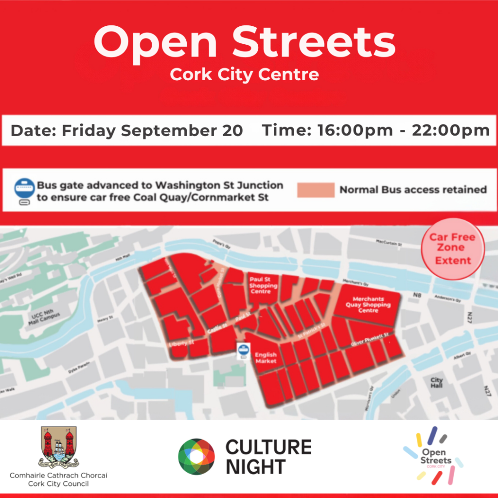 Cork City to host an openair playground for all ages on Culture Night