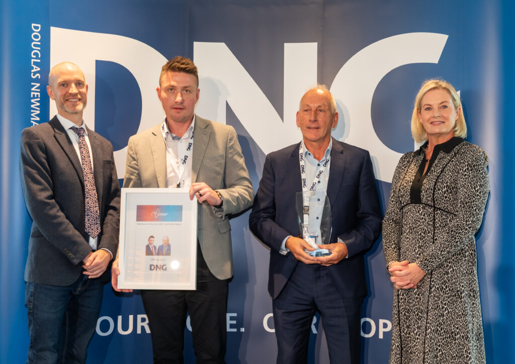 Caption (Pictured L-R) - Ross Killeen, Director at Media Pro – Conor Spillane & Con Spillane, Managing Directors DNG Spillane - Orla McMorrow, Deputy Chief Executive