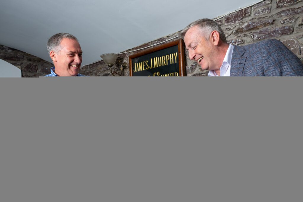PJ Tierney, Master Brewer, HEINEKEN Ireland and Jonathan Barry, On Trade Regional Manager, HEINEKEN Ireland celebrate the launch of Murphy’s 170 Whiskey Cask Stout